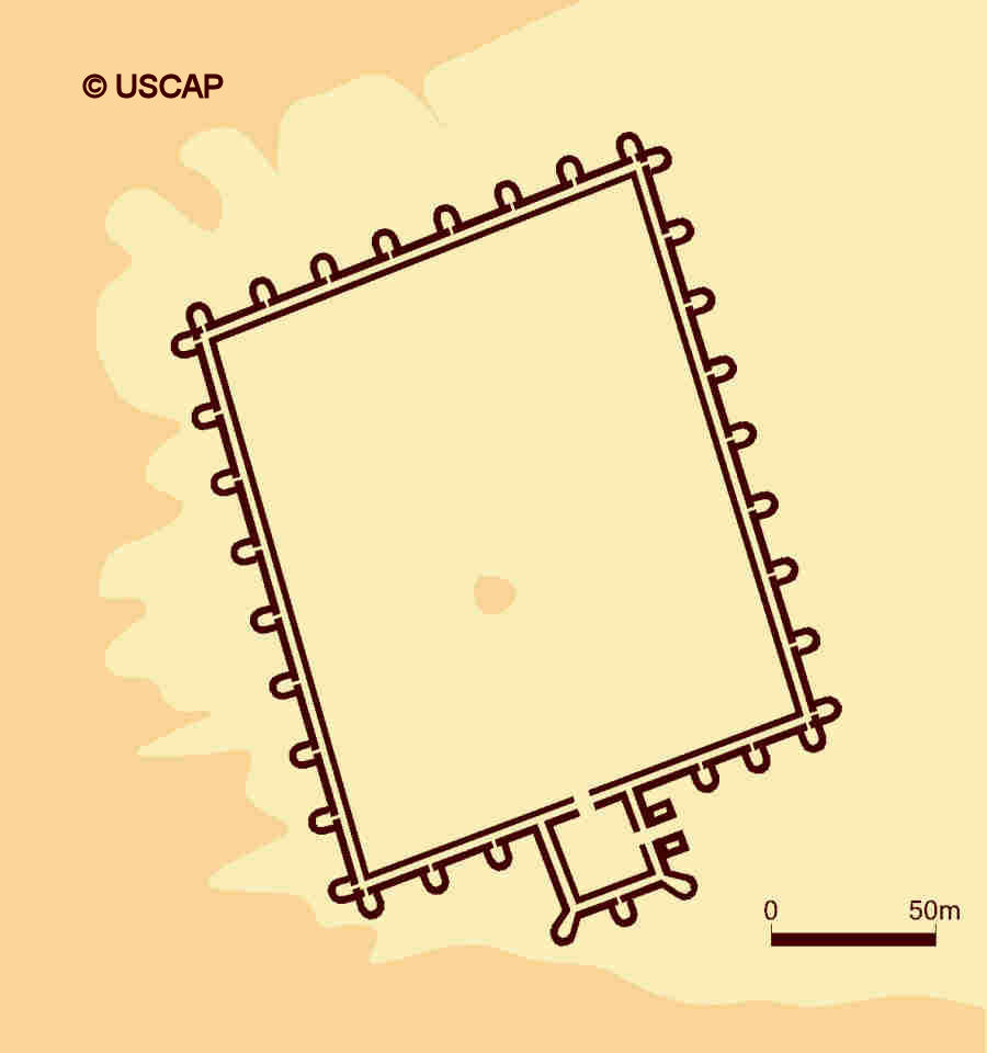 Plan of Ayaz Qala 1