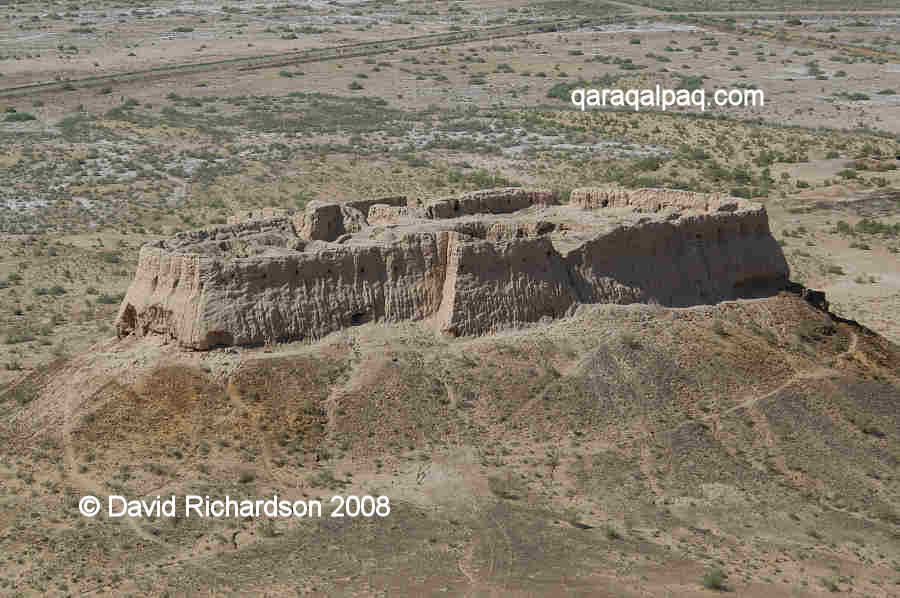 View of Ayaz Qala 2 from the battlements of Ayaz Qala 1