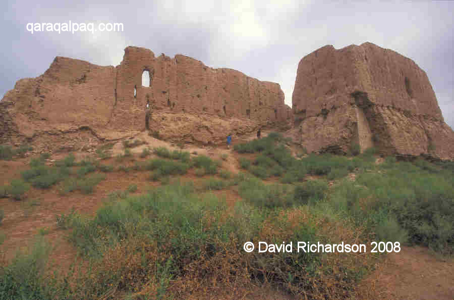 The entrance ramp to Qizil Qala