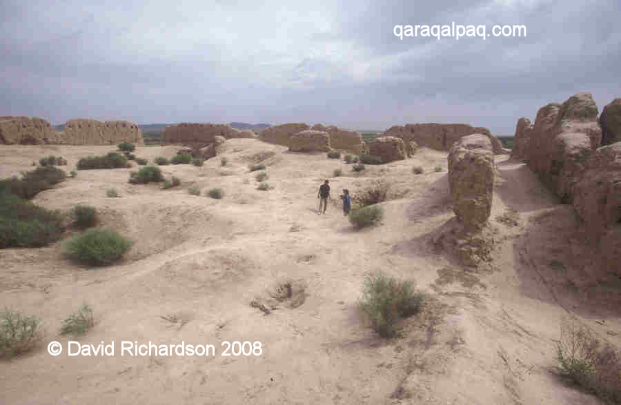 Interior panorama of Qizil Qala