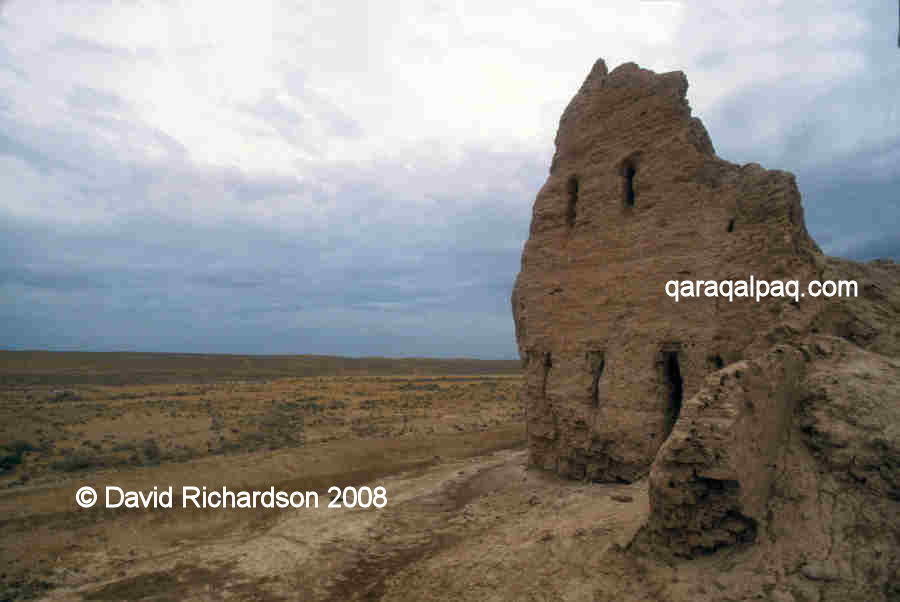 Rectangular tower at Qurgashin Qala