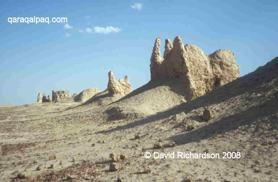 Inside west flank of Big Qirq Qiz Qala