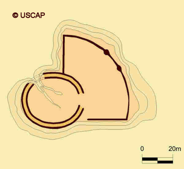 Plan of Little Qirq Qiz Qala