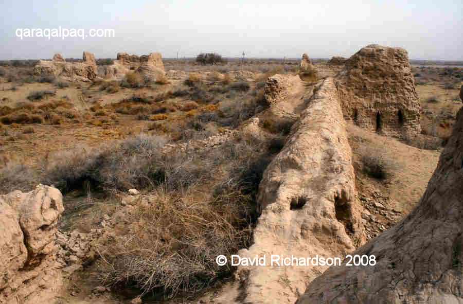 Curtain wall and towers of Angka Qala