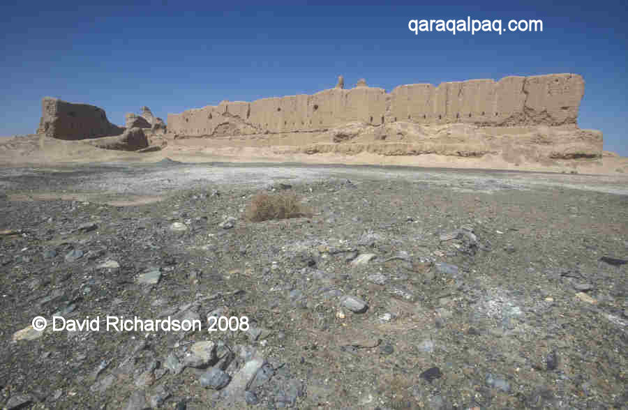 Panorama of the remains of Gyaur Qala