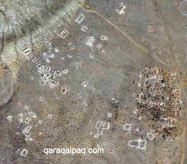 Burial enclosures at Qalmaq Qala