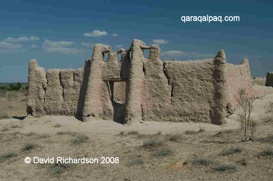 Karakalpak burial enclosure