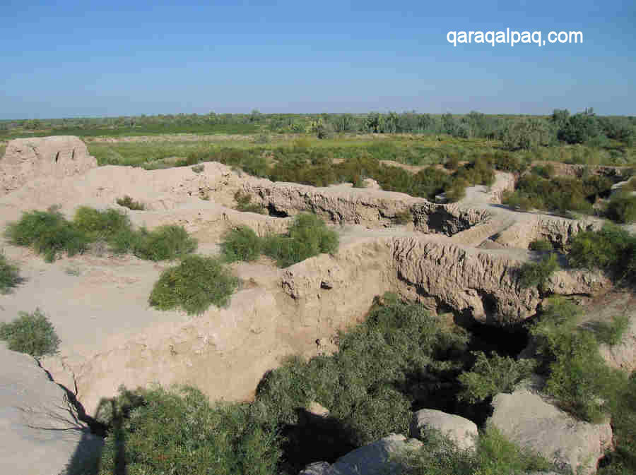 The remains of Qoy Qirilg'an Qala