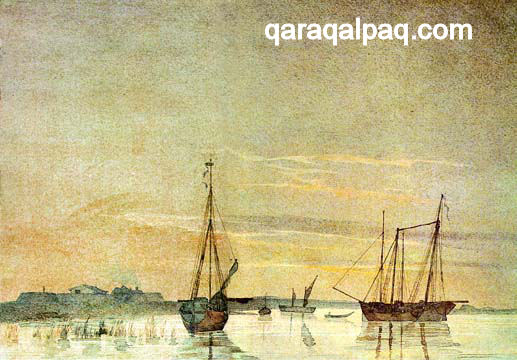 The Aral Sea in 1848