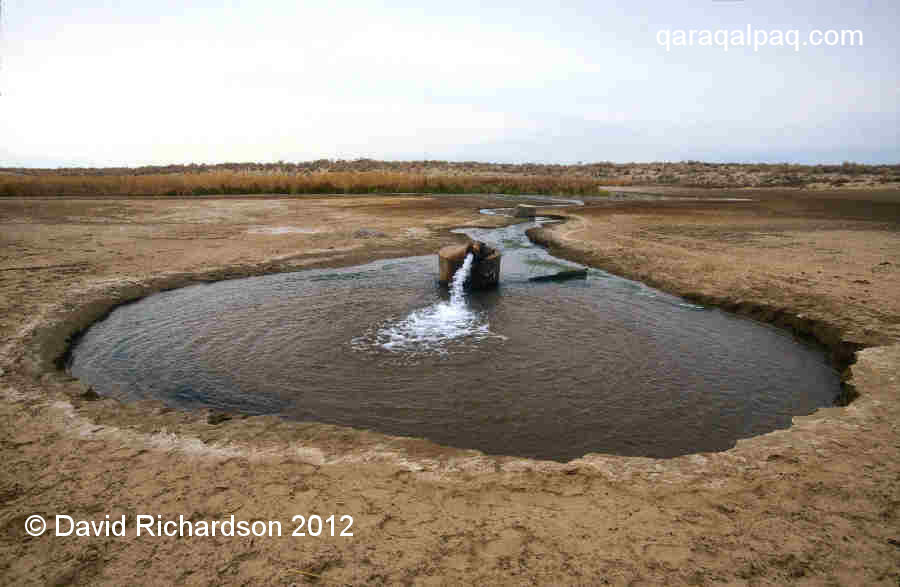 Soviet artesian well in the Qizil Qum