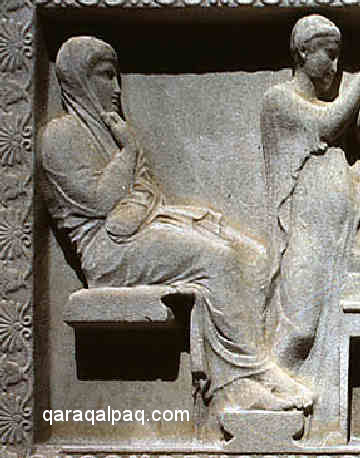 Achaemenid female cloak