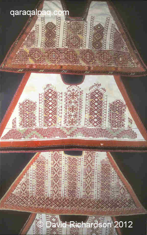 A display of aq kiymesheks from the old Savitsky Museum