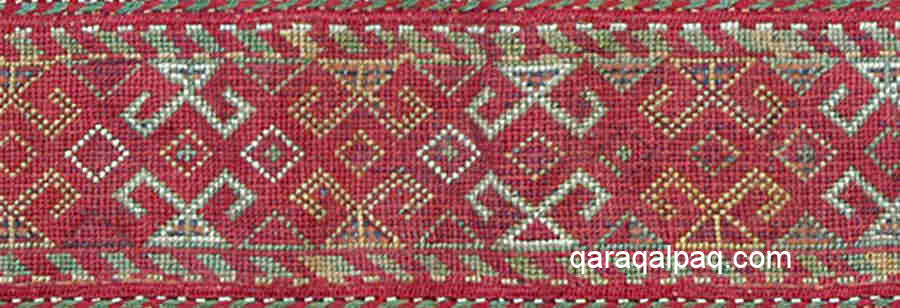 The cross-stitch pattern