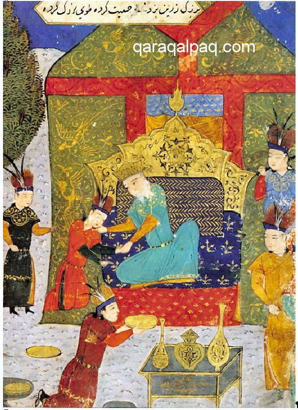 Temujin proclaimed Chinggis Khan in his ger