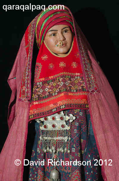 20th century Qaraqalpaq bridal costume