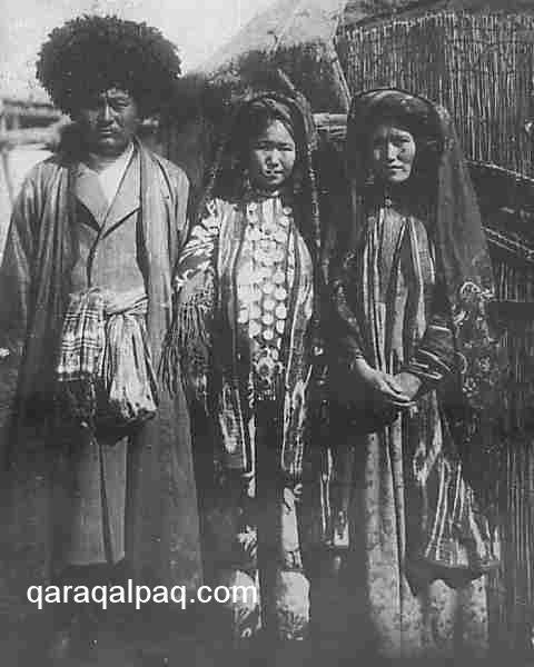 Qaraqalpaq man with ma'deli belbew in 1928