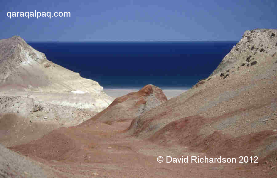 The Aral Sea in June 2001