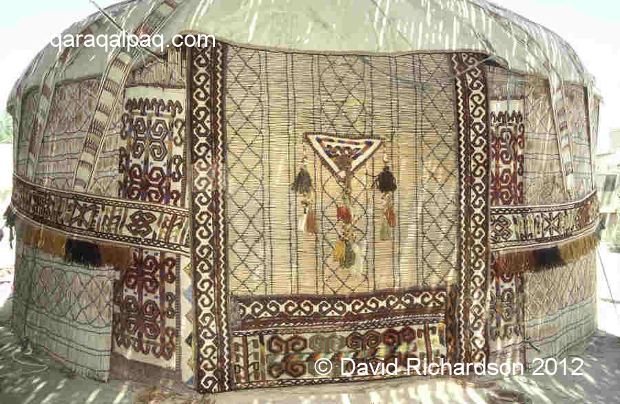 Qaraqalpaq yurt in Moynaq