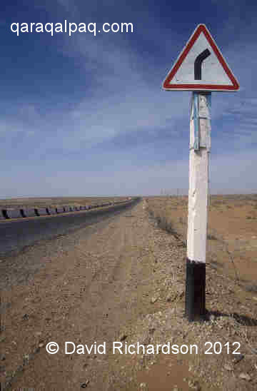 The main road from Bukhara to No'kis