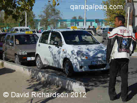 A recent Daewoo Matiz with a Daewoo Tico behind