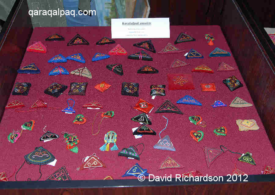 Embroidered amulets