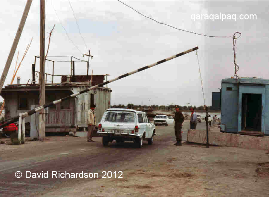 Uzbek checkpoint